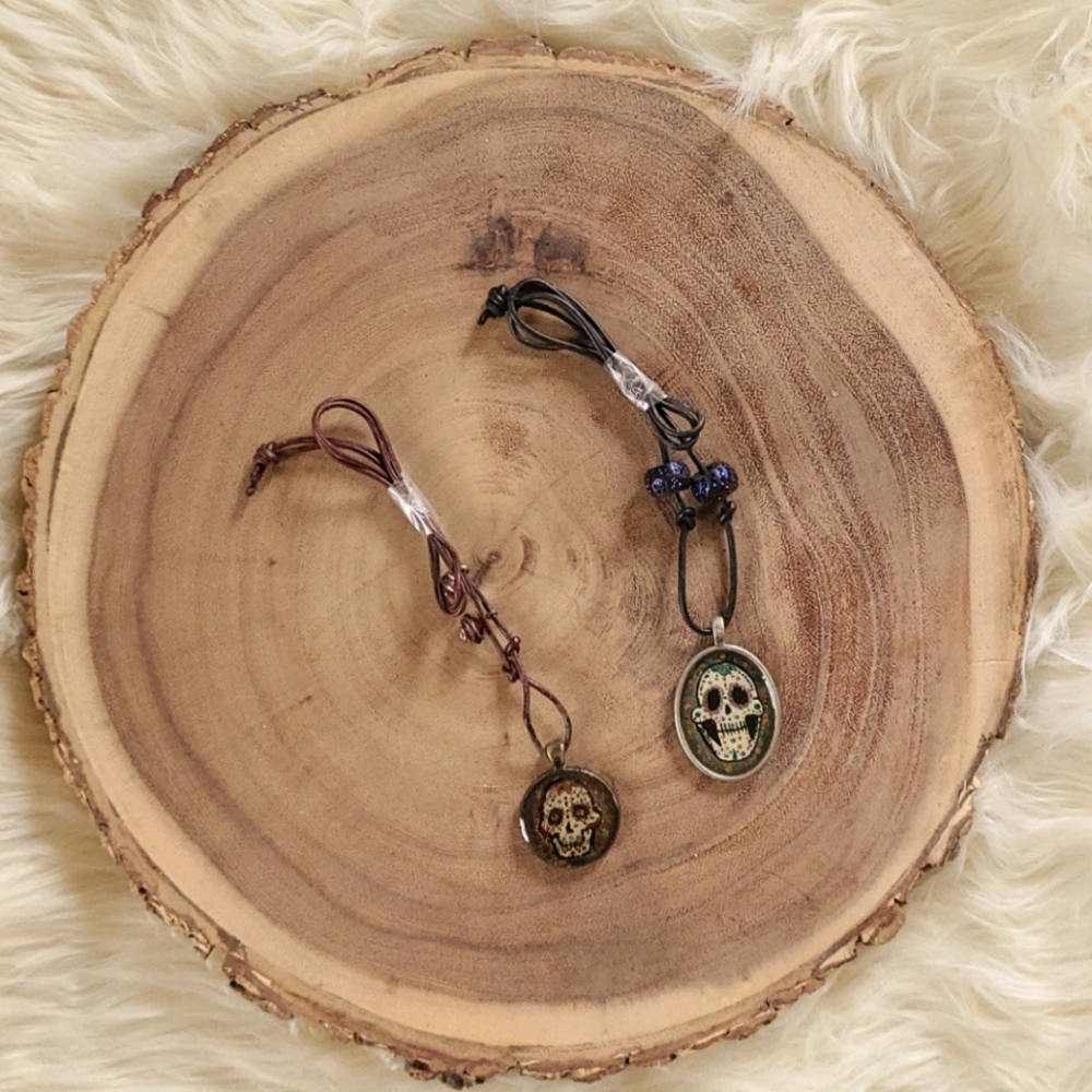 Sugar skull necklaces